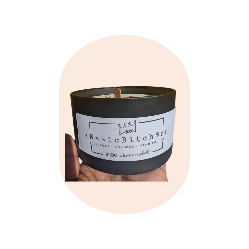 #BasicBitchSzn Wood Wick Candle