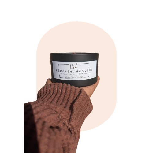 #SweaterWeather Wood Wick Candle